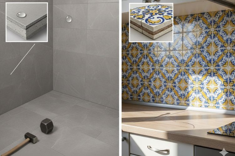 Porcelain vs Ceramic Tile