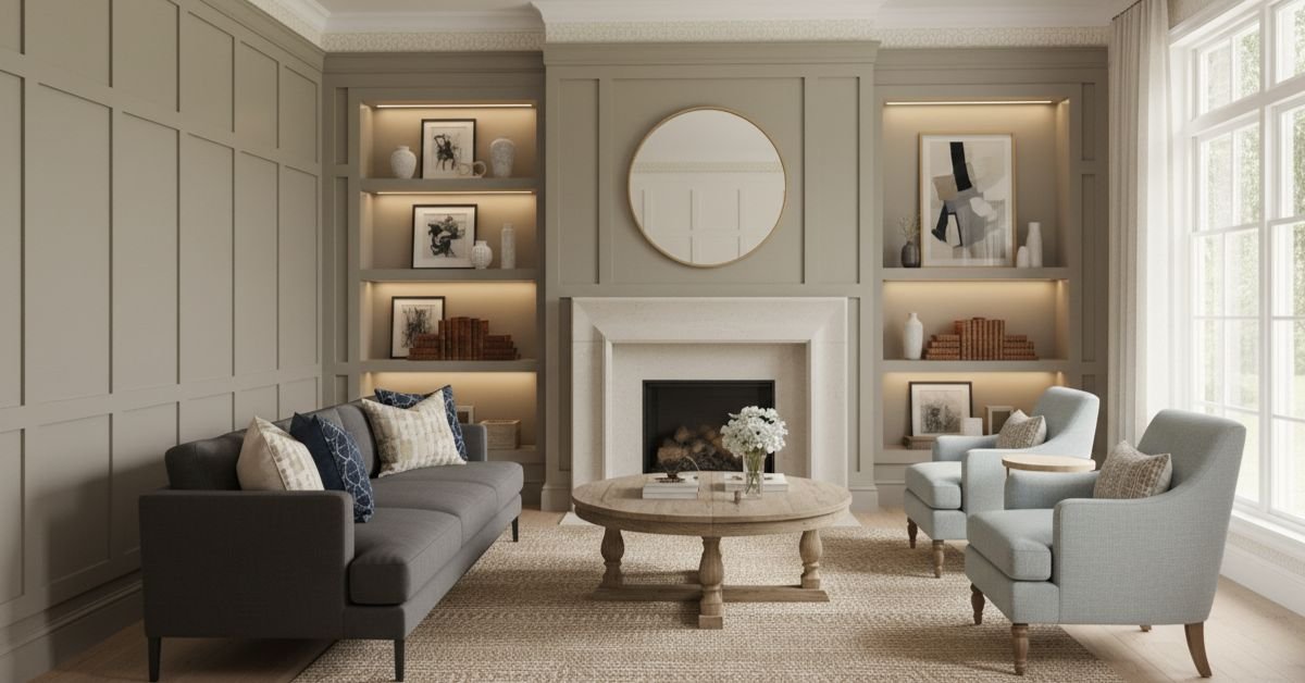 Wall Paneling That Suits Transitional Homes