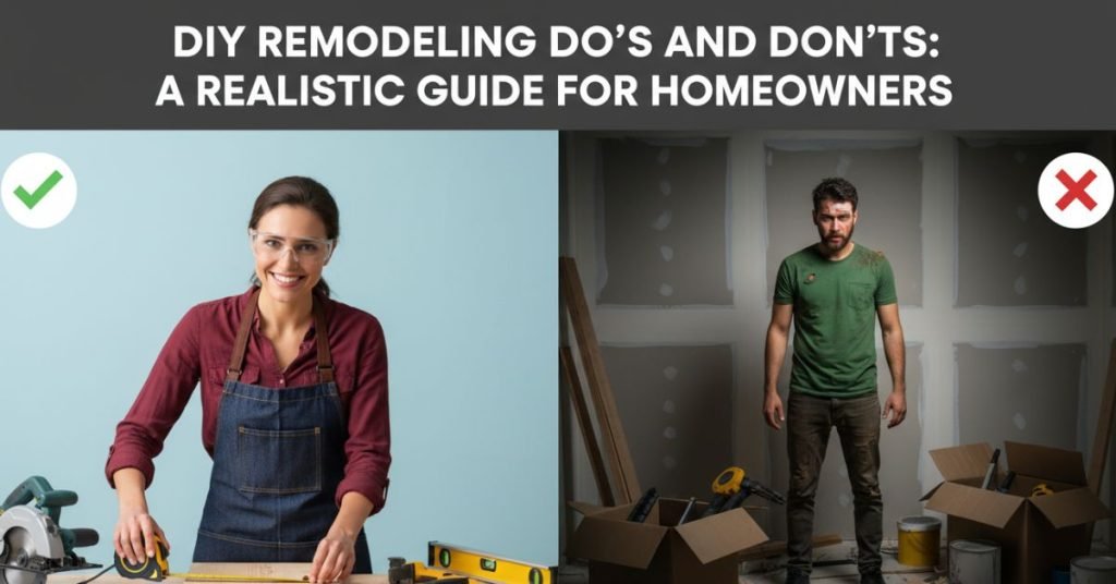 DIY Remodeling Dos and Donts