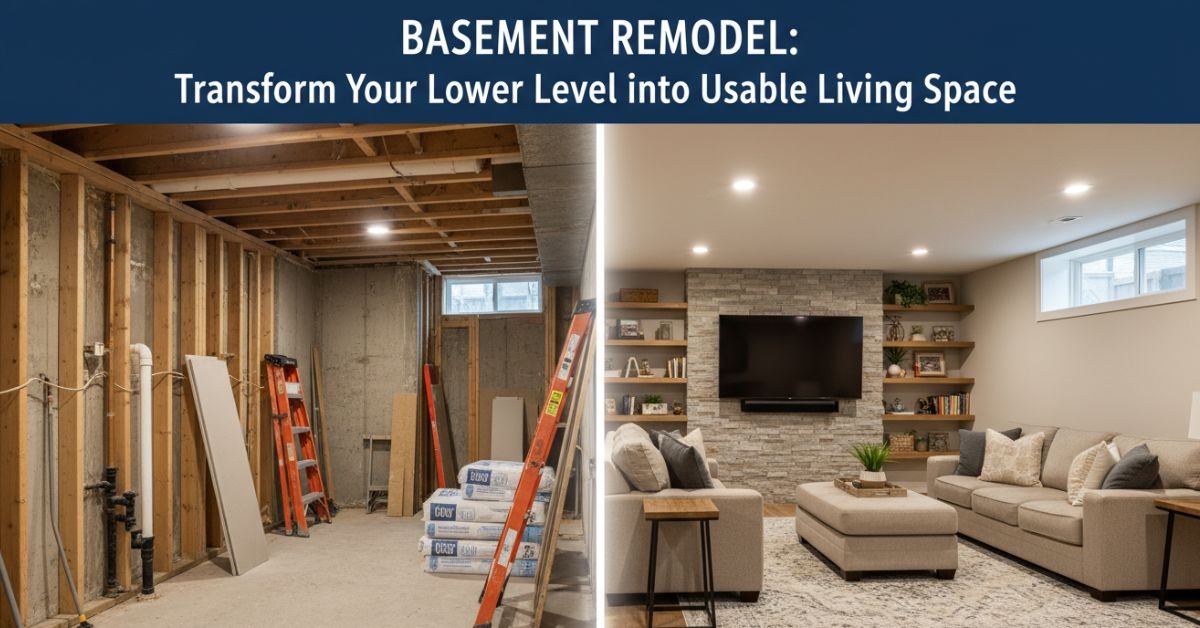 Transform Your Lower Level into Usable Living Space